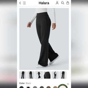 Women's Black Wide-Leg Pants